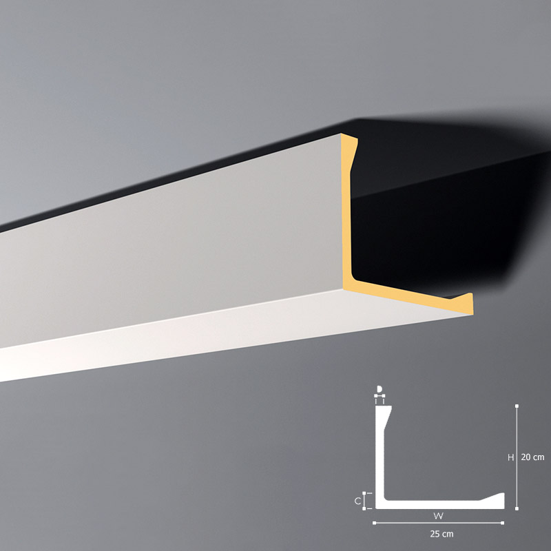 Listwa Sufitowa L2 20cm NMC Listwa Sufitowa L2 20cm NMC