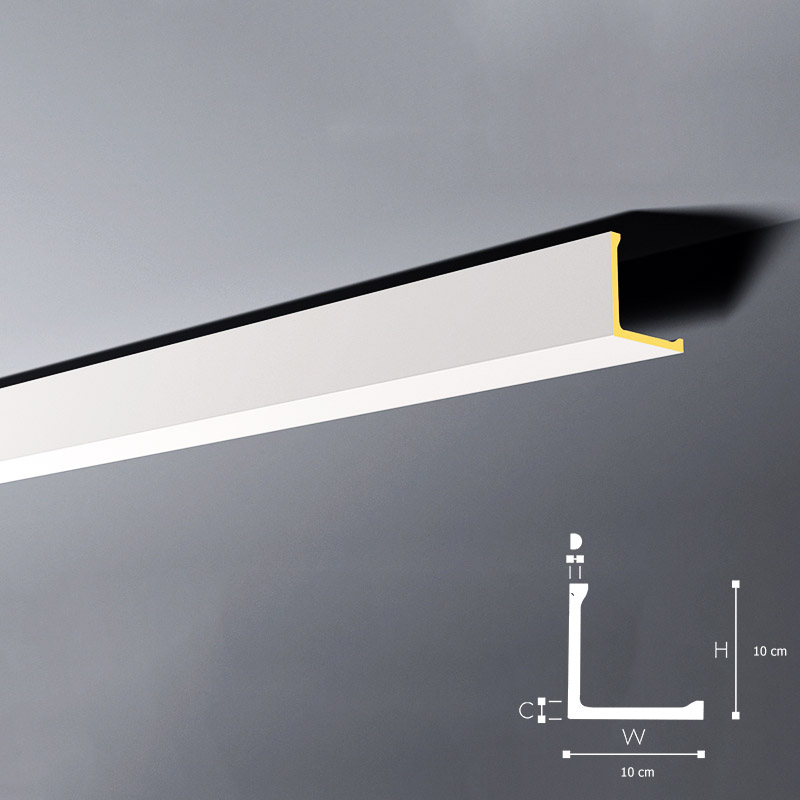 Listwa Sufitowa L4 10cm NMC Listwa Sufitowa L4 10cm NMC